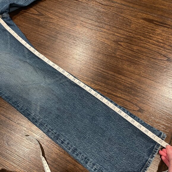 NWT Madewell Sz 28 Curvy Relaxed Bootcut Jean Concho Wash High Rise 32"L NS976 - Picture 11 of 14